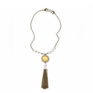 NWOT Long Chain Tassel Necklace